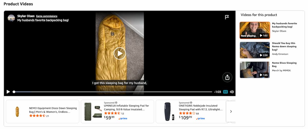 The Amazon Influencer Program Isn't an Influencer Program... and That's the Whole Opportunity amazon influencer videos on product page