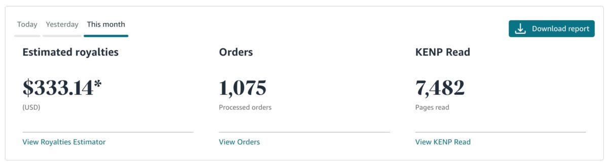 eBooks Side Hustle Income Report – June 2026 ebook income report june 2026 orders and pages read